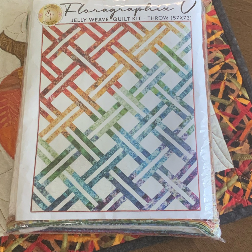 ❣️Multicolor Patchwork Quilt Kit New with pattern - Picture 2 of 4